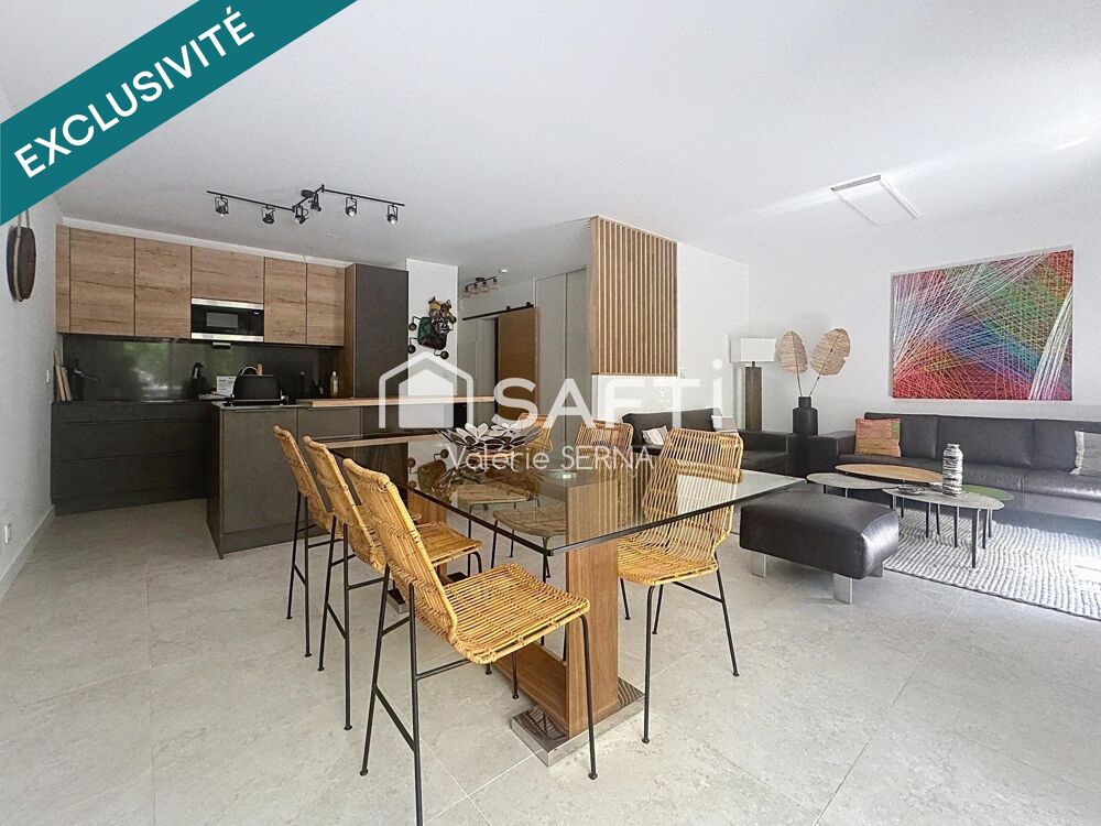 La Hume - Élégant appartement T5 de 95 m² avec jardin privatif, terrasse, garage, piscine. Très belles prestations