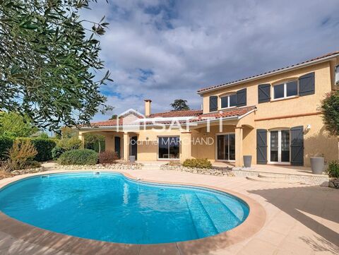   Lauzerville – Belle maison familiale avec piscine, vue Pyrénées et grand terrain Maison - 7 pièce(s) - 189 m²