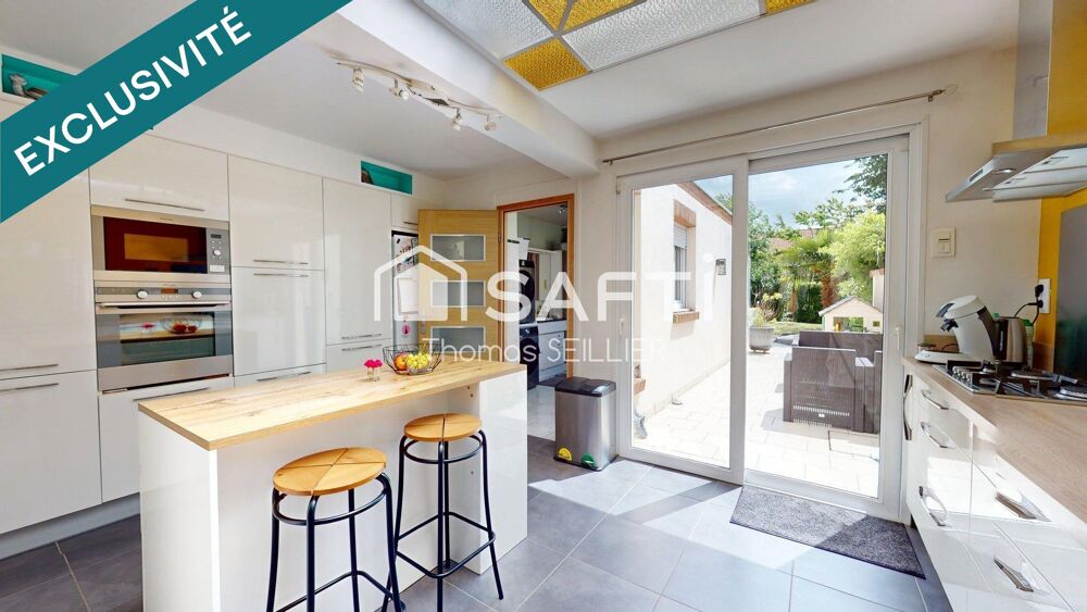 Vente Maison Charmante maison de caractère rénovée – 127 m² habitables – 4 chambres – Jardin plein sud Hellemmes-lille
