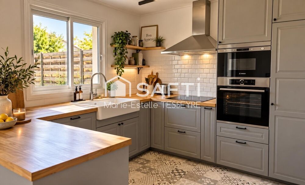 Vente Maison Eysines, aux portes du Bouscat Maison T4 – 82,19 m² – 3 chambres – Terrasse 50 m² – Garage 15m²– Climatisation Eysines