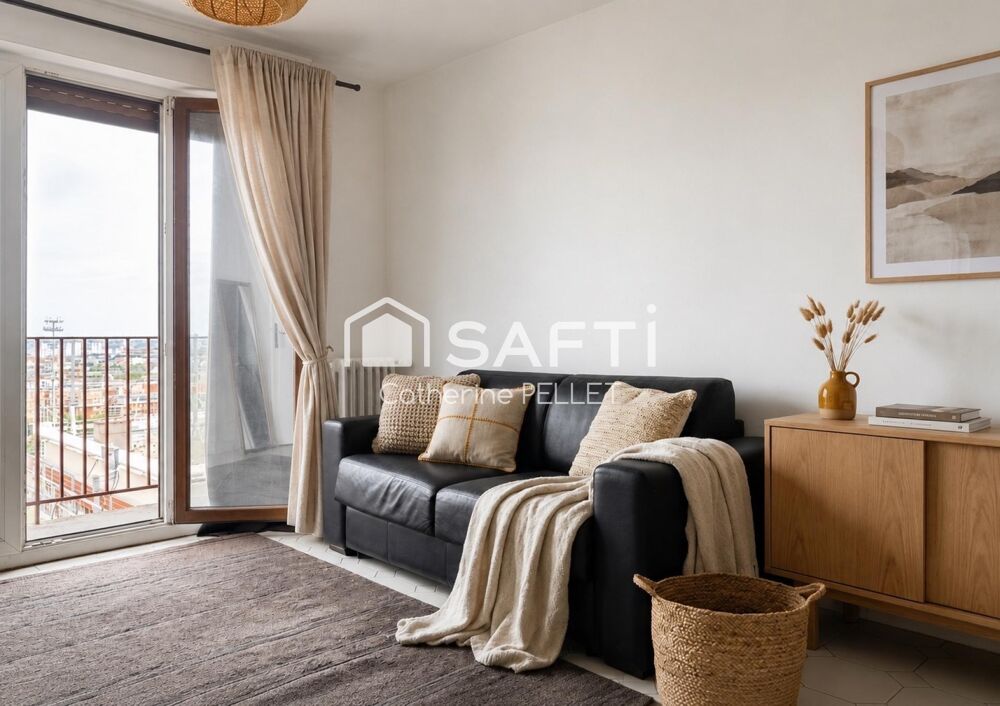 Vente Appartement 3 pièces lumineux avec balcon et parking à deux pas du métro Ivry-sur-seine