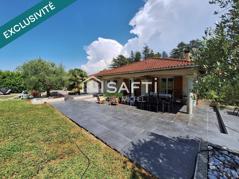 Vente Maison Maison de plain pied de 141m² sur un terrain de 1536m² Villieu-loyes-mollon