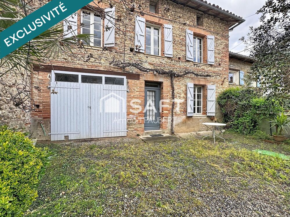 Maison en pierre 3 chambres avec jardin et garage
