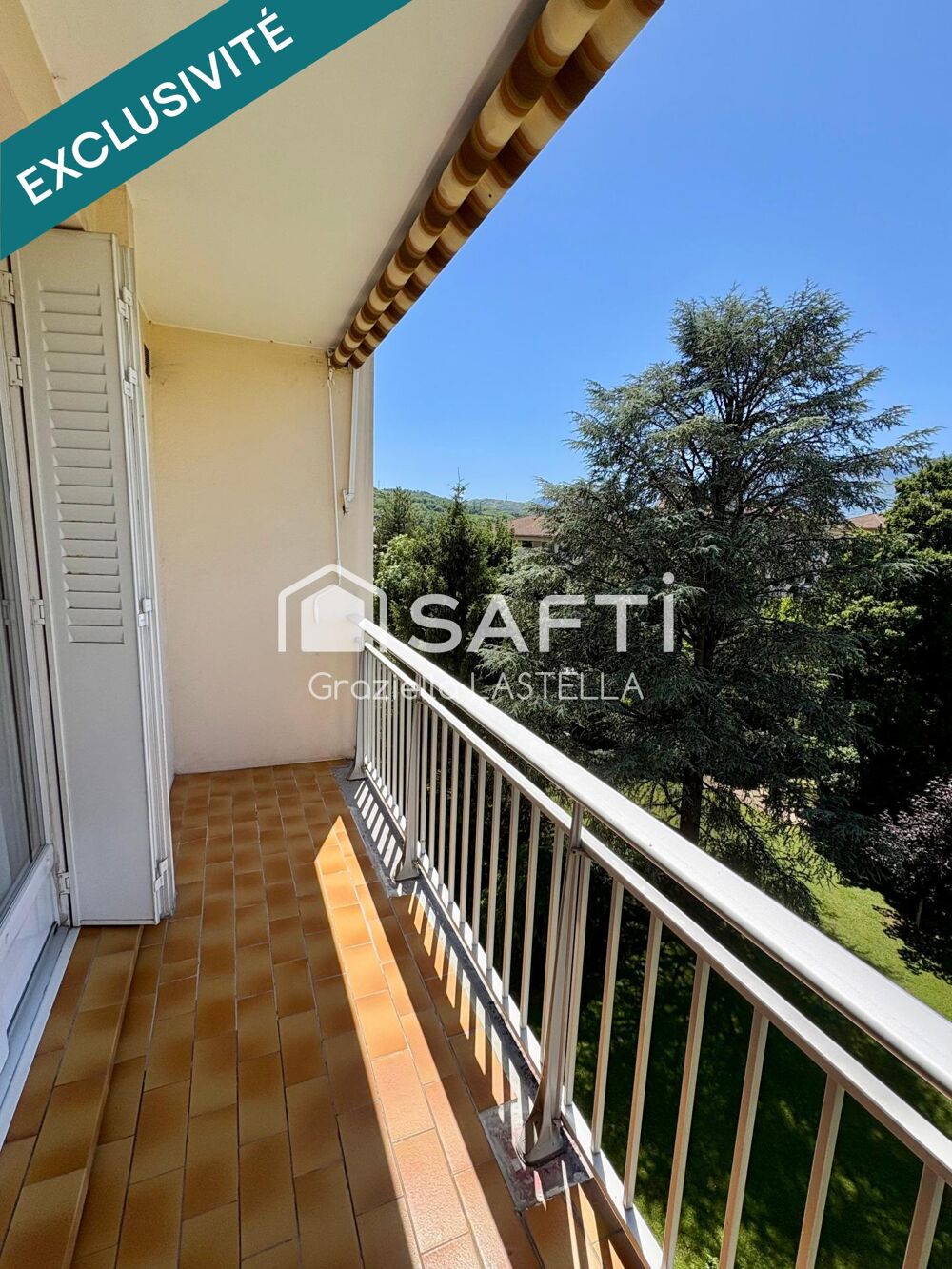 Vente Appartement SAINT-MARTIN-D'HÈRES – T4 TRANSFORMÉ EN T3 – VUE NATURE ET MONTAGNES Saint-martin-d'heres
