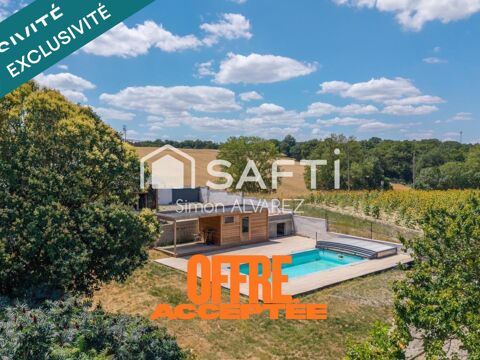   Maison familiale r�nov�e avec piscine � Cadre paisible � Flourens Maison - 6 pi�ce(s) - 121 m�