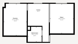  Appartement à vendre 2 pièces 34 m²
