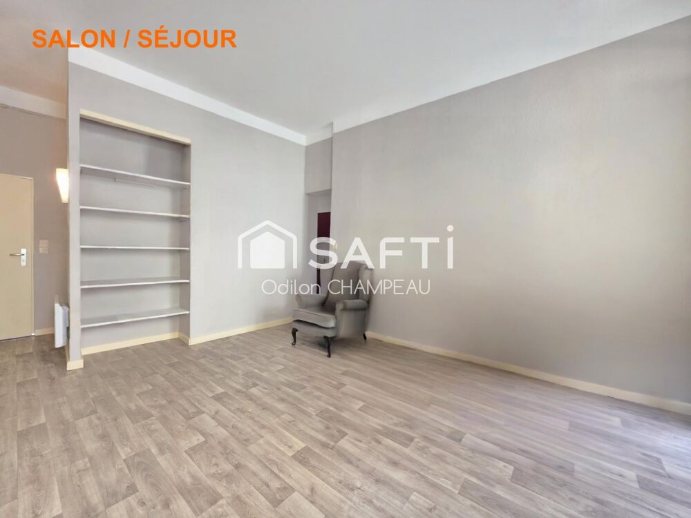 Appartement T3 (60m2) tout équipé et libre
