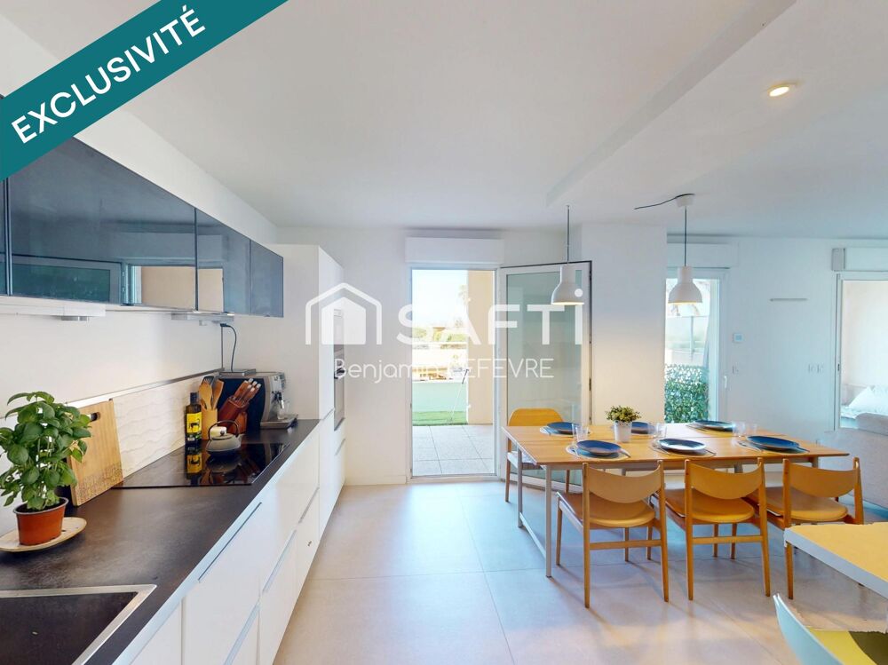 Vente Appartement T5 DE 112M2 EN RDJ PREMIÈRE LIGNE AVEC TERRASSES (123 m² & 25 m²) Marseille 8