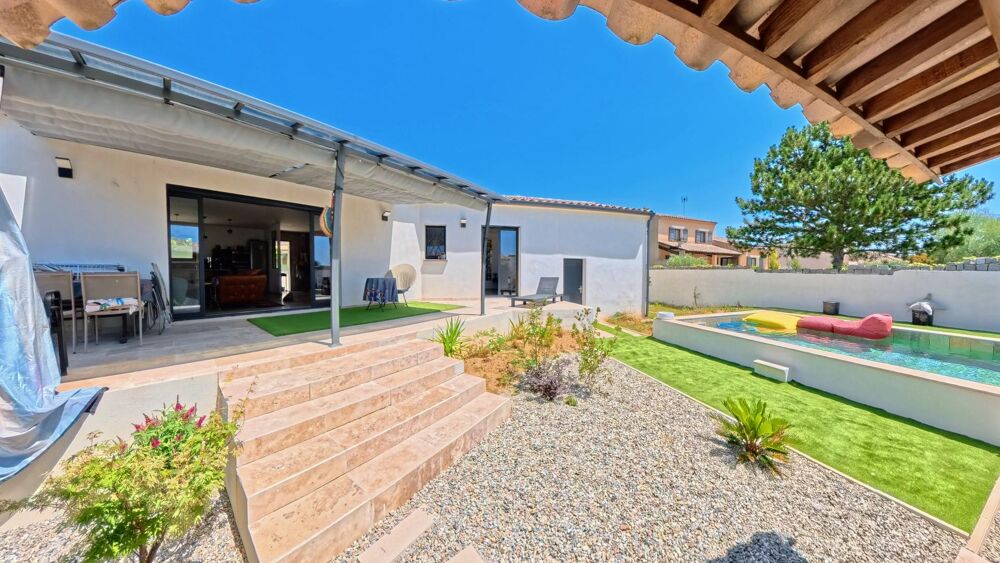 Villa neuve 2024 plain-pied + dépendance & piscine  Moussac, Pays d'Uzès