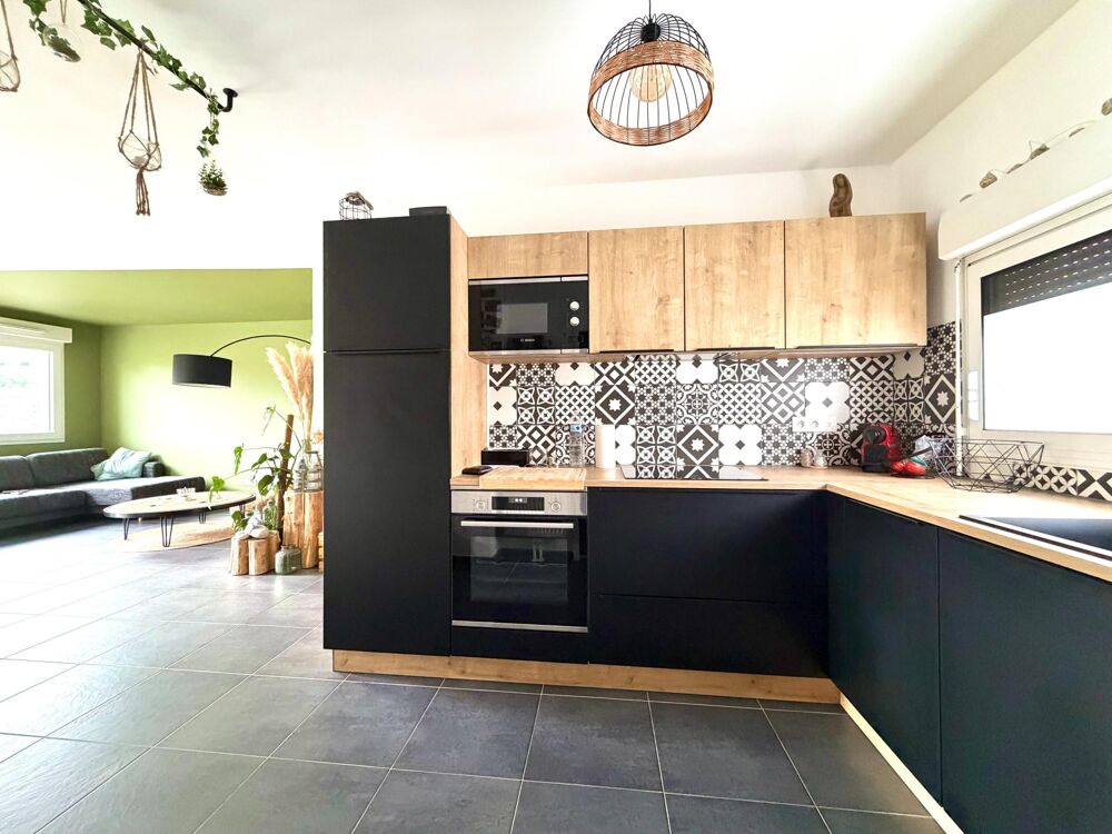 Maison individuelle 99m², 4 ch, jardin et garage