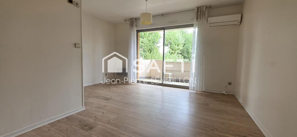 Studio lumineux, climatisation, terrasse, parking
