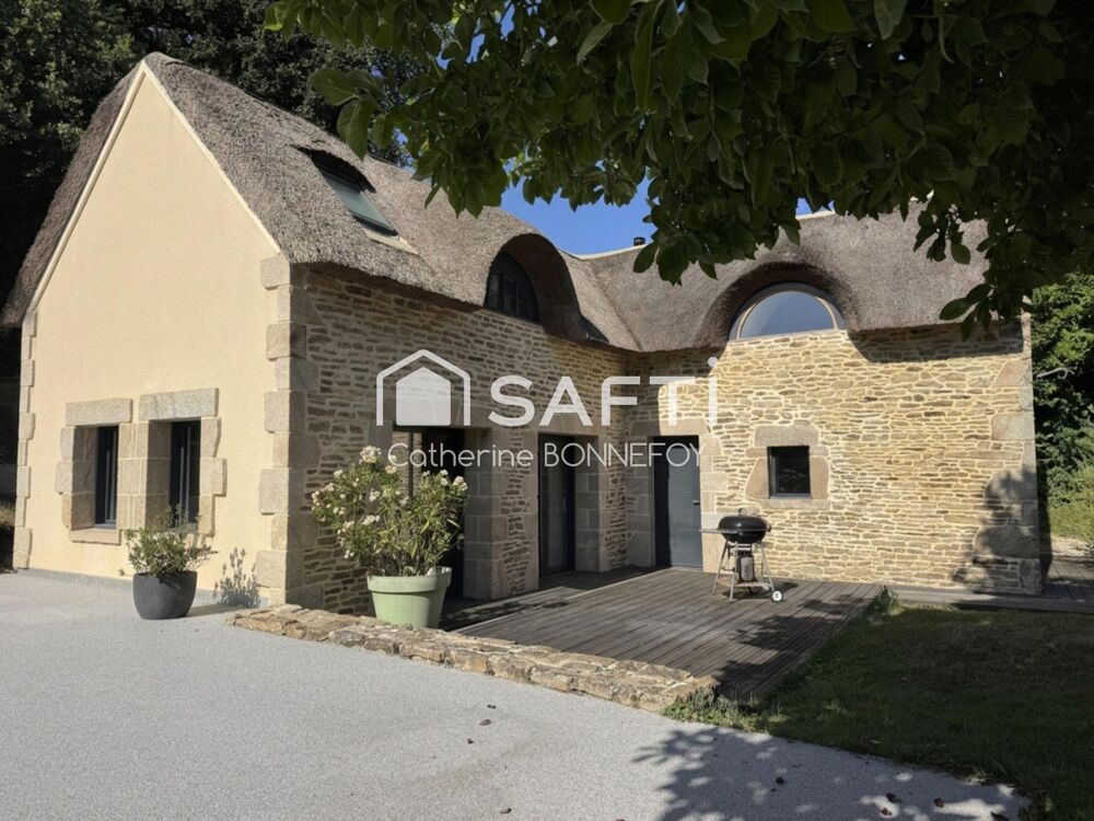 Vente Maison Authentique chaumière en pierre avec piscine Quistinic