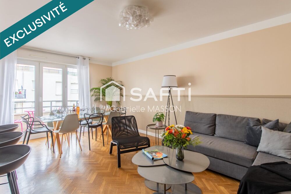 Bel appartement 5P avec balcon cave et parking