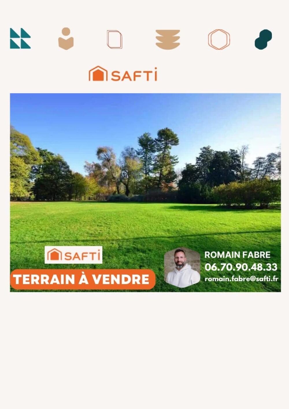 Vente Terrain Terrain « libre de constructeur » Permis accordé maison écologique en bois (Projet 240 000€) Montendre