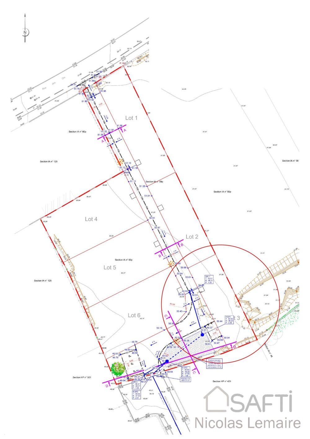 Vente Terrain A vendre très beau terrain d'une superficie de 285 m² libre de constructeur LOT N° 3 sur NIORT proche zone commerciale. Niort