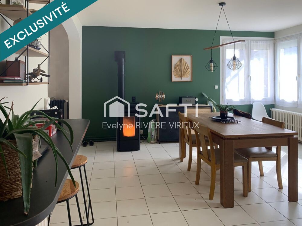 Maison 4 chambres de 122 m², dépendances et jardin