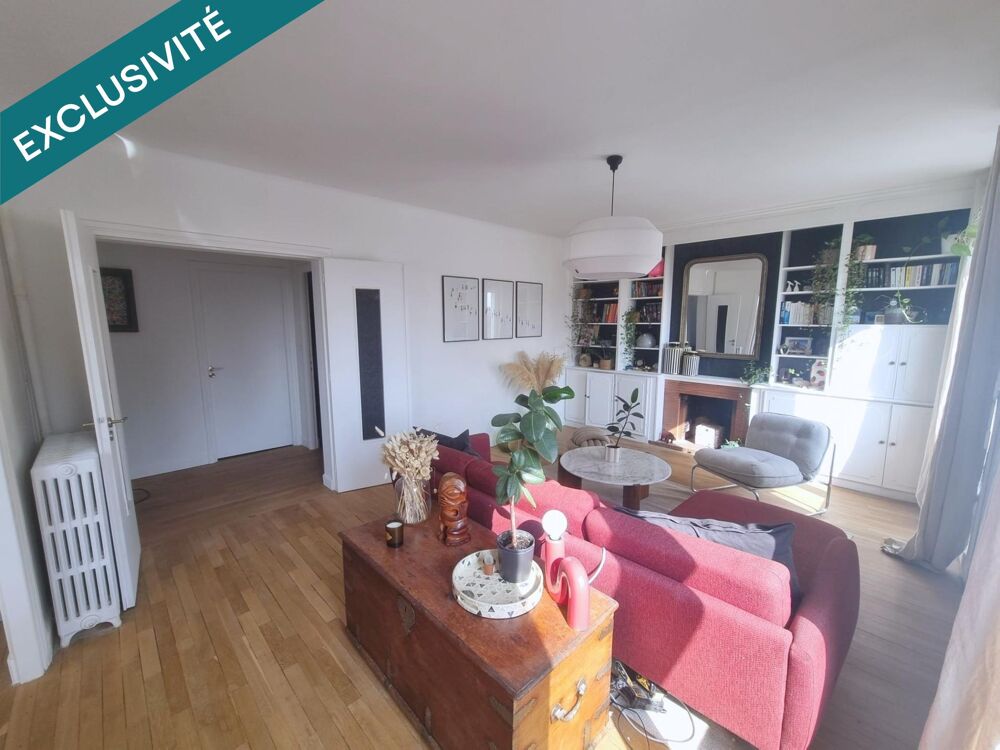 Dernier étage lumineux, sans vis-à-vis, refait à neuf, 3 chambres
