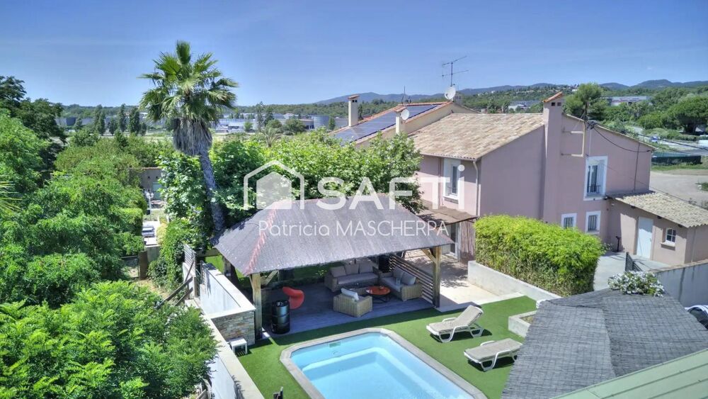 Vente Maison FREJUS JOLIE VILLA 3 CHAMBRES AVEC PISCINE POOL HOUSE JARDIN ET BOULODROME Frejus