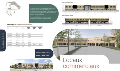   À VENDRE – Cellules commerciales Bâtiments 2 & 3 – Open Park Toussieu 