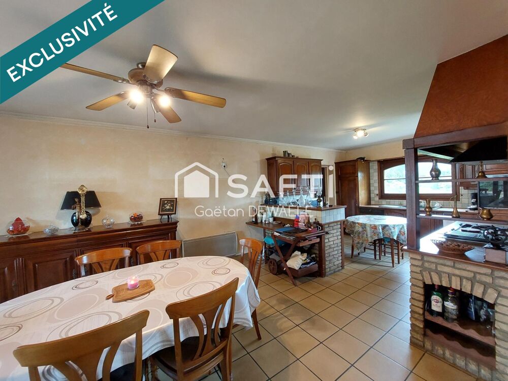 Maison familiale, grand jardin et garages