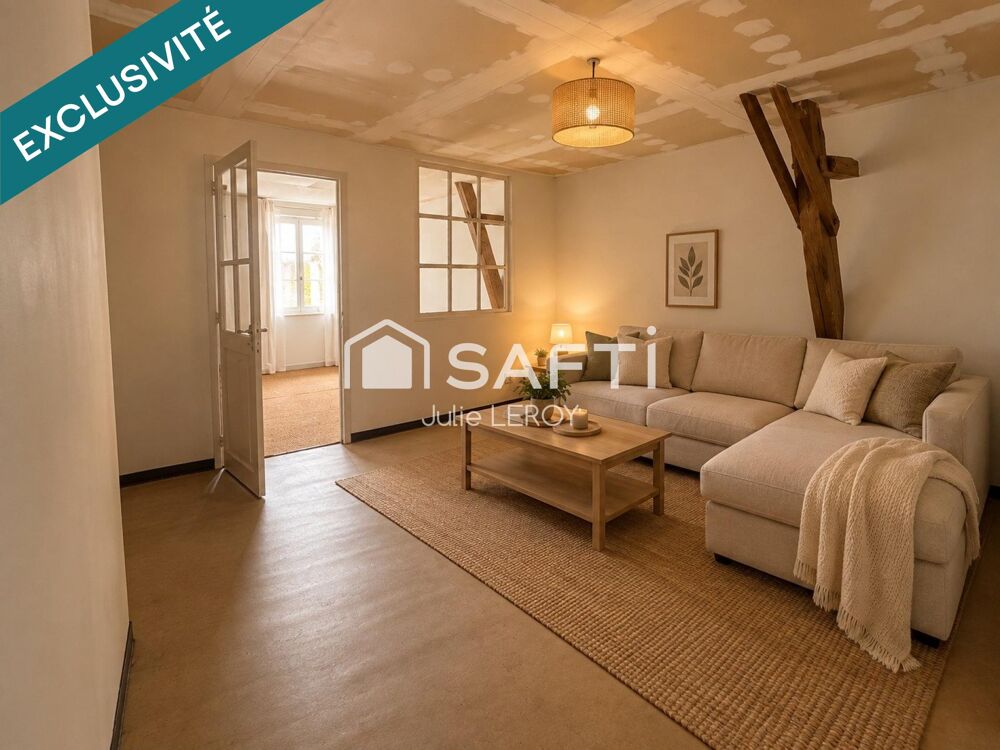 À VENDRE  MAISON DE BOURG 131 m²  LOUE (72540)