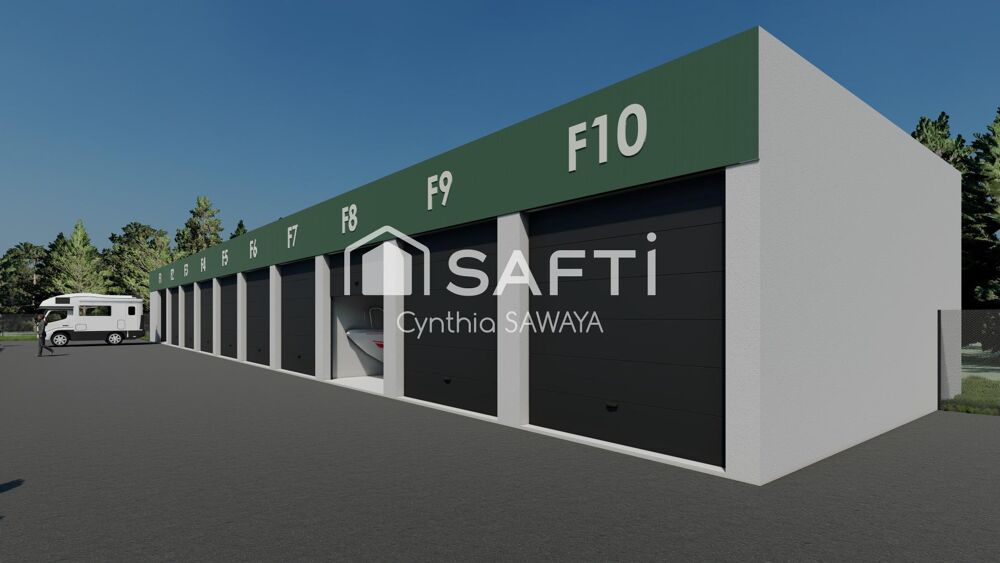 Vente Parking/Garage BOX/GARAGE À BISCARROSSE – INVESTISSEZ OU GAGNEZ EN ESPACE! Biscarrosse