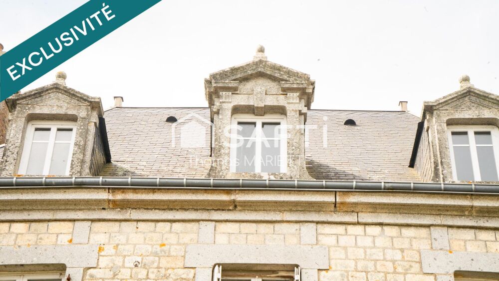 Maison en pierre de caractère à restaurer de 130 m² avec 4 chambres, toiture récente, double vitrage, combles aménageables et ja