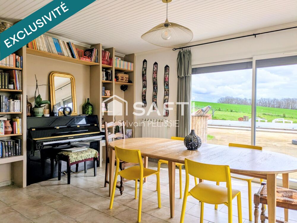Maison 167m² performante (DPE C) sur les hauteurs avec piscine au sel et terrain 1,7 Ha