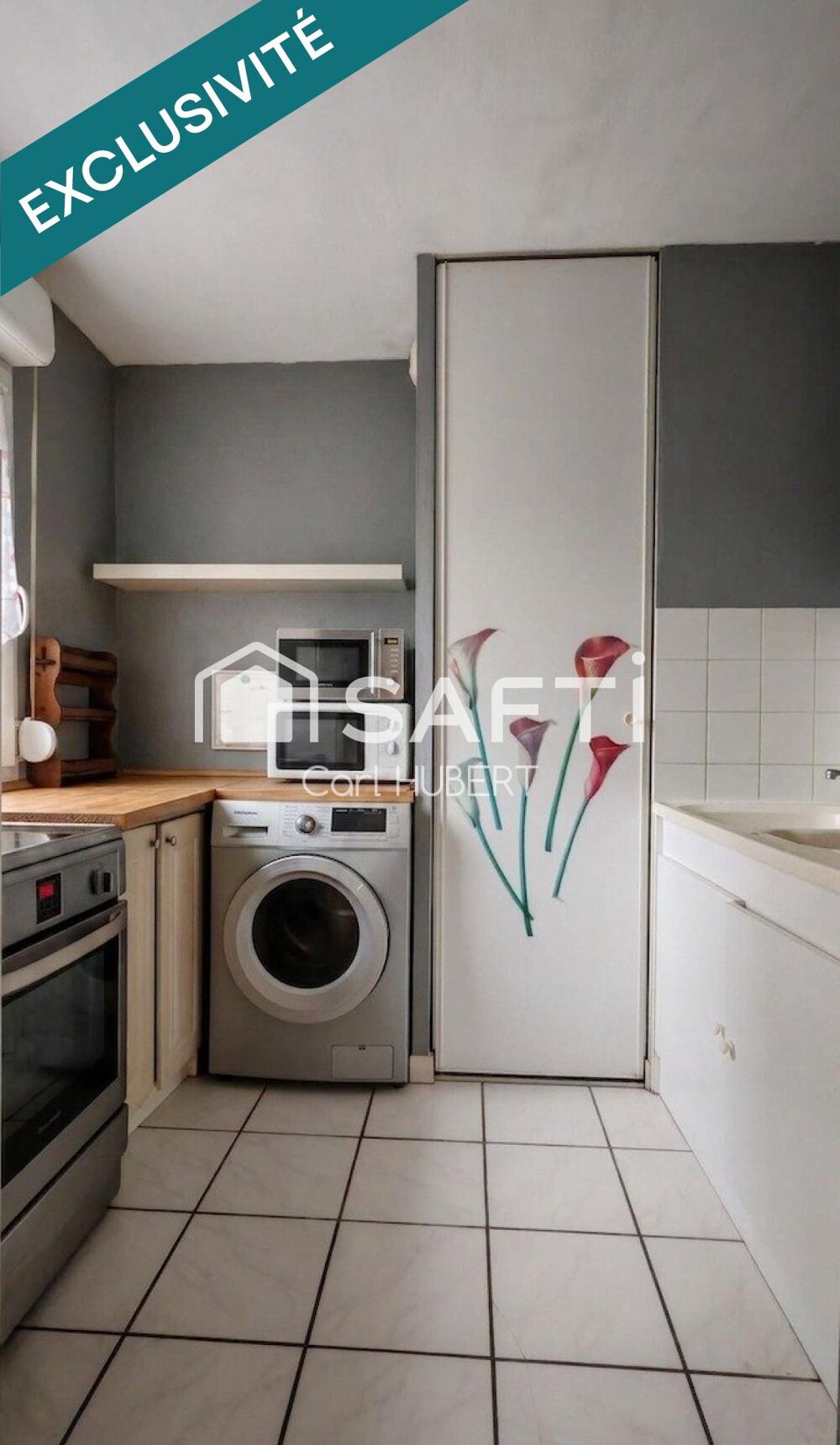 INVESTISSEMENT LOCATIF  T3 VENDU LOUÉ AVEC PARKING ET BALCON