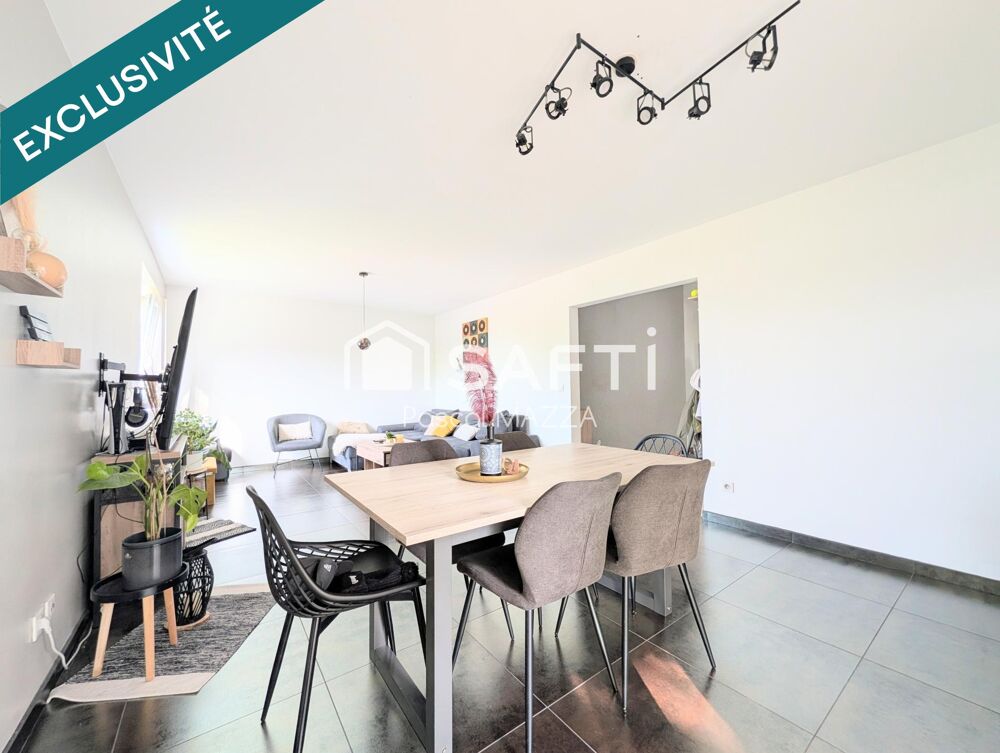 3P de 77,20m² avec terrasse, cave et garage