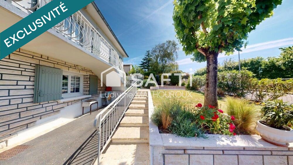MAISON FAMILIALE 169 m²  5 CHAMBRES  2 LOGEMENTS POSSIBLES  TERRAIN 1530 m²  SANS VIS-À-VIS  VILLEBOIS-LAVALETTE