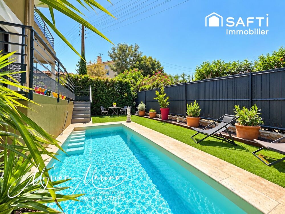 Vente Maison Fréjus – Maison contemporaine 5 pièces, piscine, 4 chambres, plein Sud Frejus