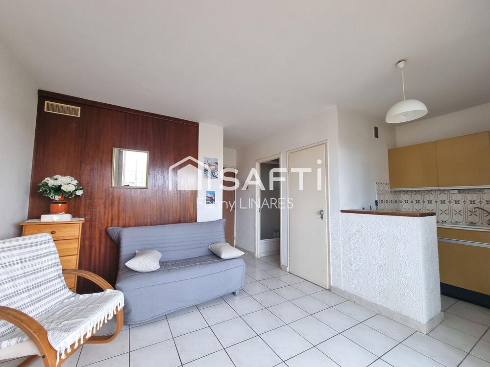 Vente Appartement Studio-cabine près des plages, parking et cave Argeles-sur-mer