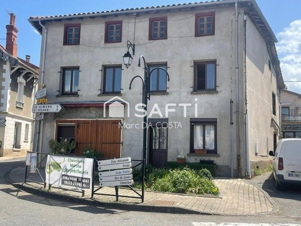 Vente Maison 225 m² habitables, nombreuses chambres, cour intérieure. Possibilité de diviser. Chevrières