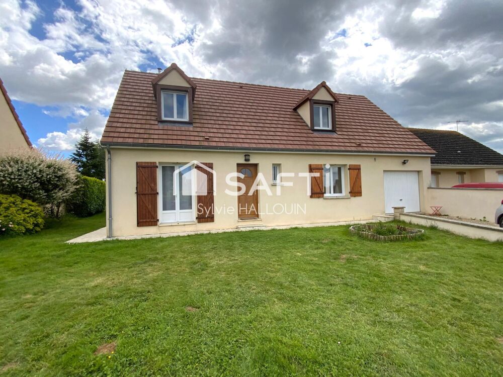 Pavillon 4/5 ch 133m² DPE C, terrain clos 1250m²
