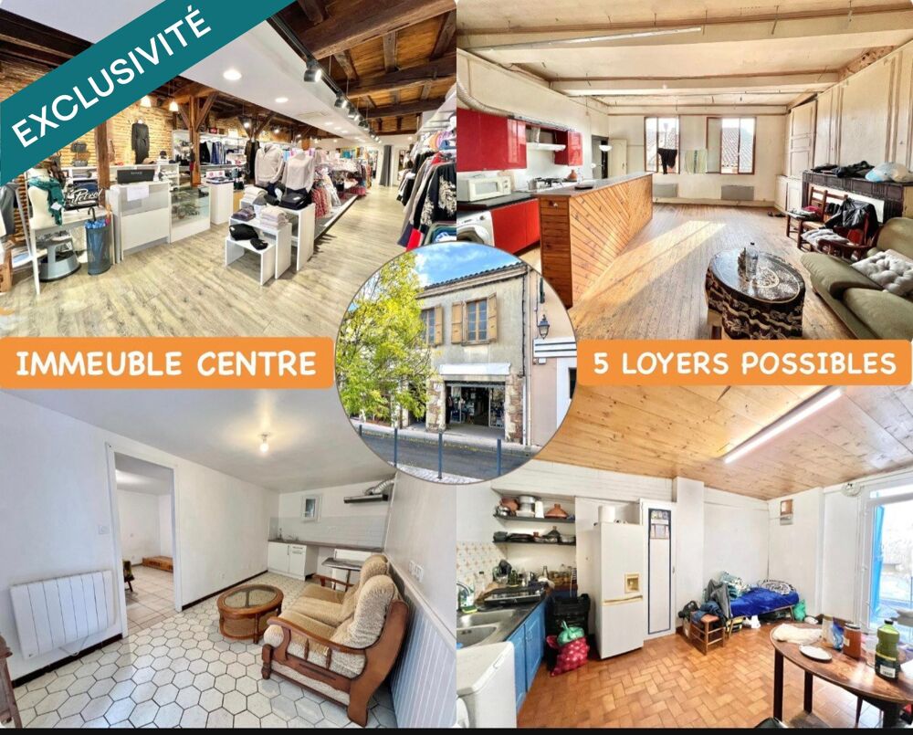 Vente Immeuble IMMEUBLE AVEC LOCAL COMMERCIAL ET 3 APPARTEMENTS Eauze