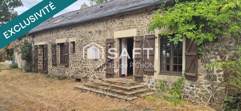 Vente Maison Belle longère rénovée de 200 m² sur terrain arboré de 1 700 m² Montreuil-poulay