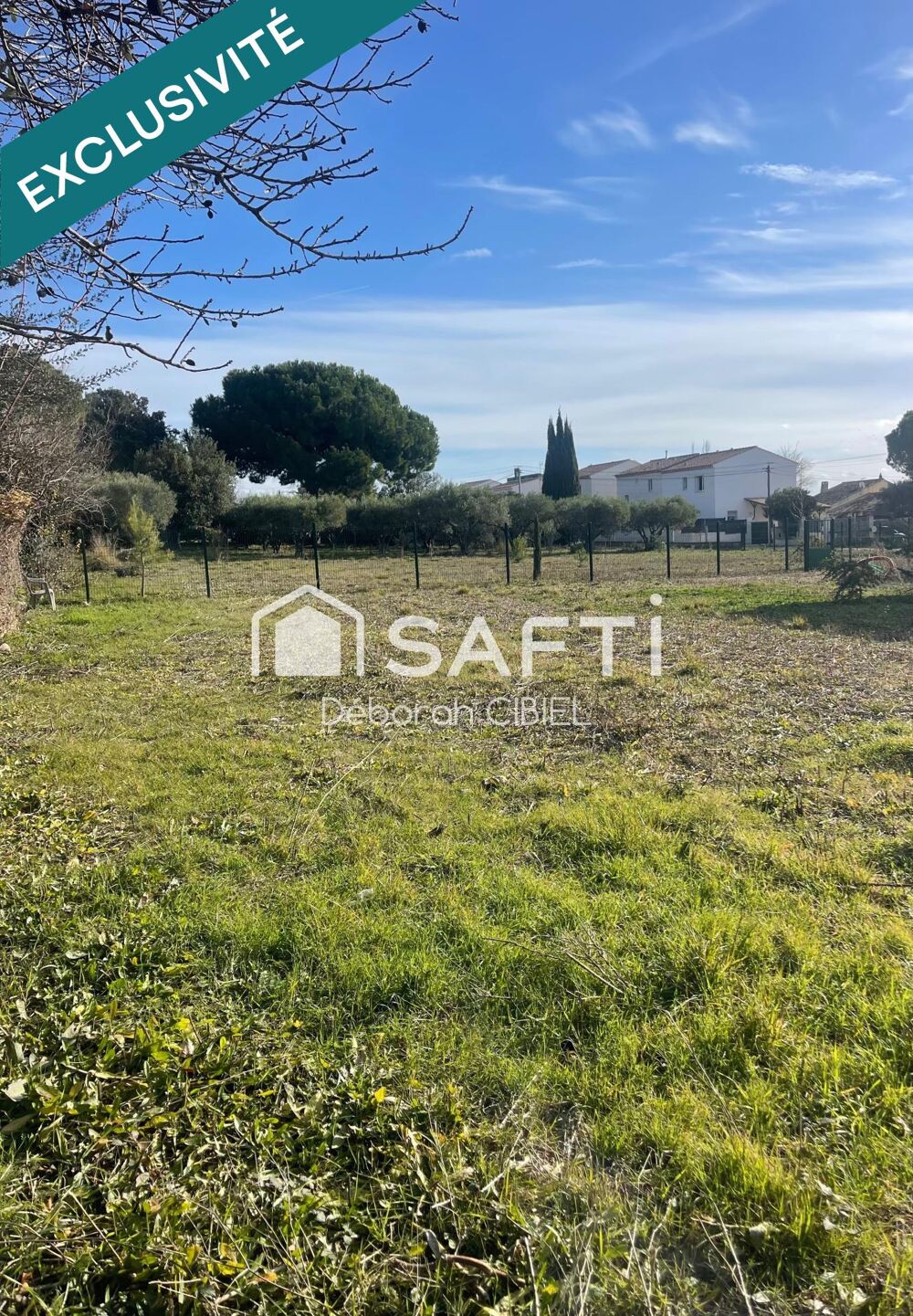 Vente Terrain Terrain 705 m² au calme La fare-les-oliviers