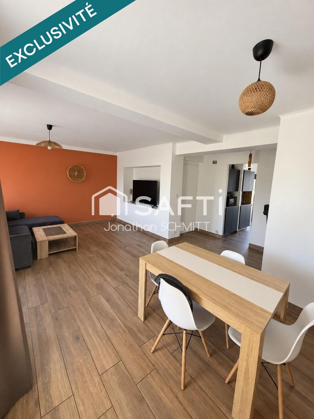 Appartement 77 m²  2 chambres