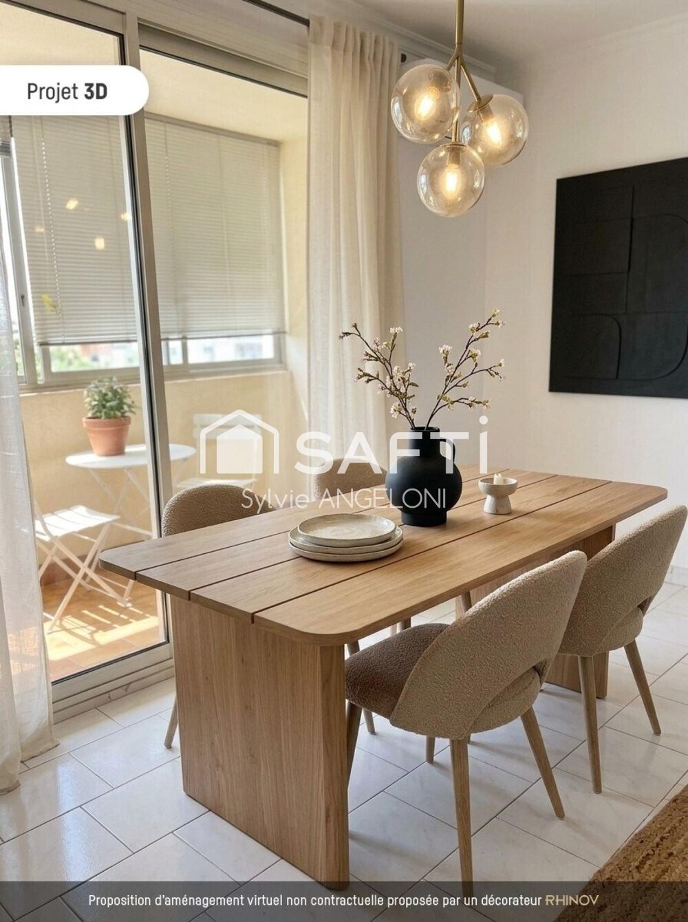 Vente Appartement T3 traversant avec loggia, climatisation et cave Venissieux
