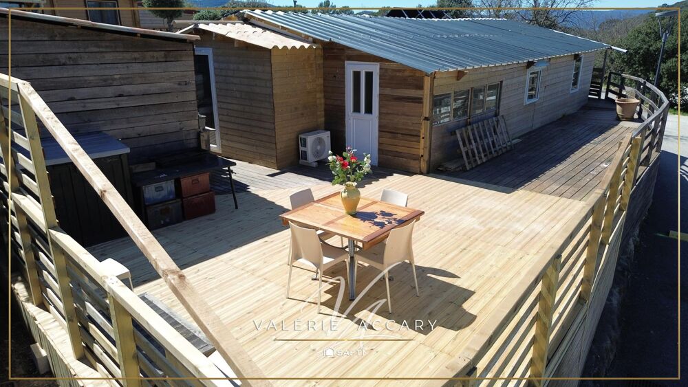 Vente Terrain Rocbaron : Terrain de 293 m² avec chalet de 58 m², 2 chambres, terrasse, atelier... Rocbaron