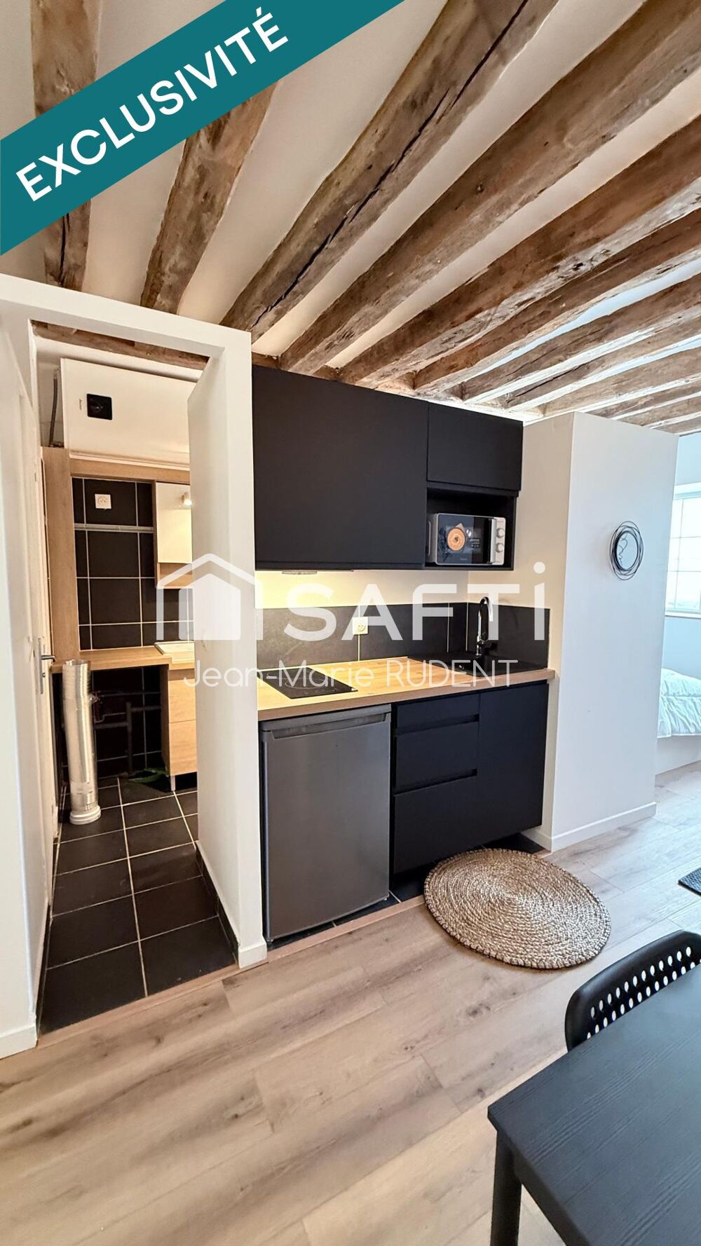Vente Appartement T2 31m2 - rénové dans bâtisse historique réhabilitée Villejust