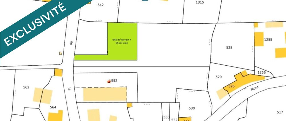 Vente Terrain Beau projet de construction sur ce terrain à bâtir Vieux-viel
