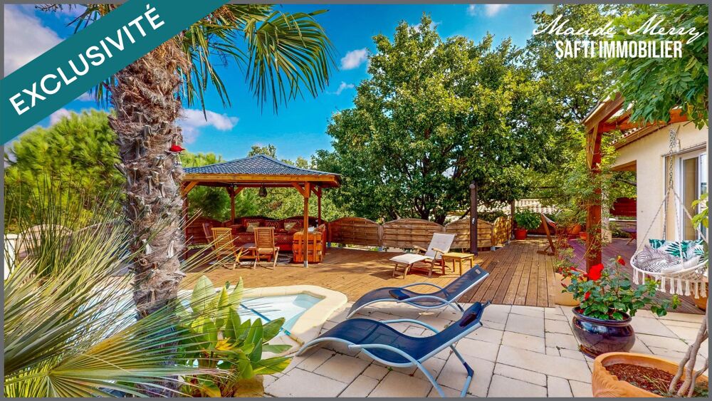 Vente Maison Villa individuelle d'environ 150 m2 - 4 chambres dont deux de plain-pied - appartement indépendant d'environ 30 m2 - piscine - t Gareoult