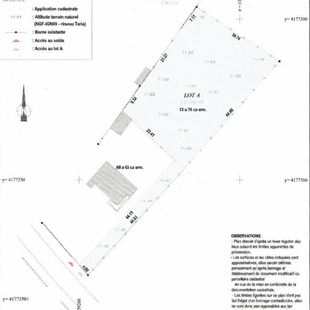 Vente Terrain TERRAIN CONSTRUCTIBLE 1100 M² , EMPLACEMENT RECHERCHÉ PROCHE BASSIN ET COMMODITÉS. Lanton