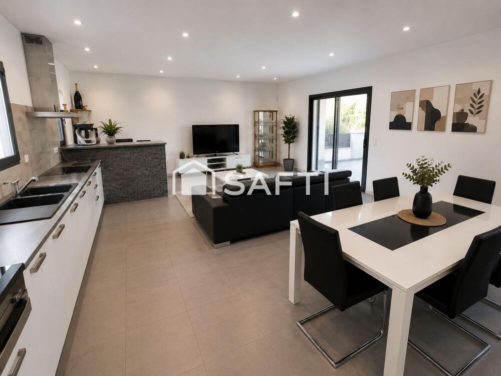 Vente Maison Maison contemporaine de plain?pied – 150 m² – Piscine au sel – Terrain clos 1300 m² – Prestations haut de gamme Linguizzetta