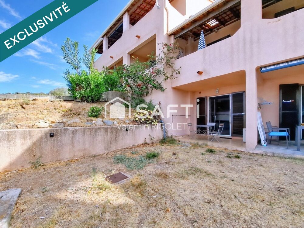 Studio Meublé 27m², Vue Mer,Terrasse rez-de-jardin