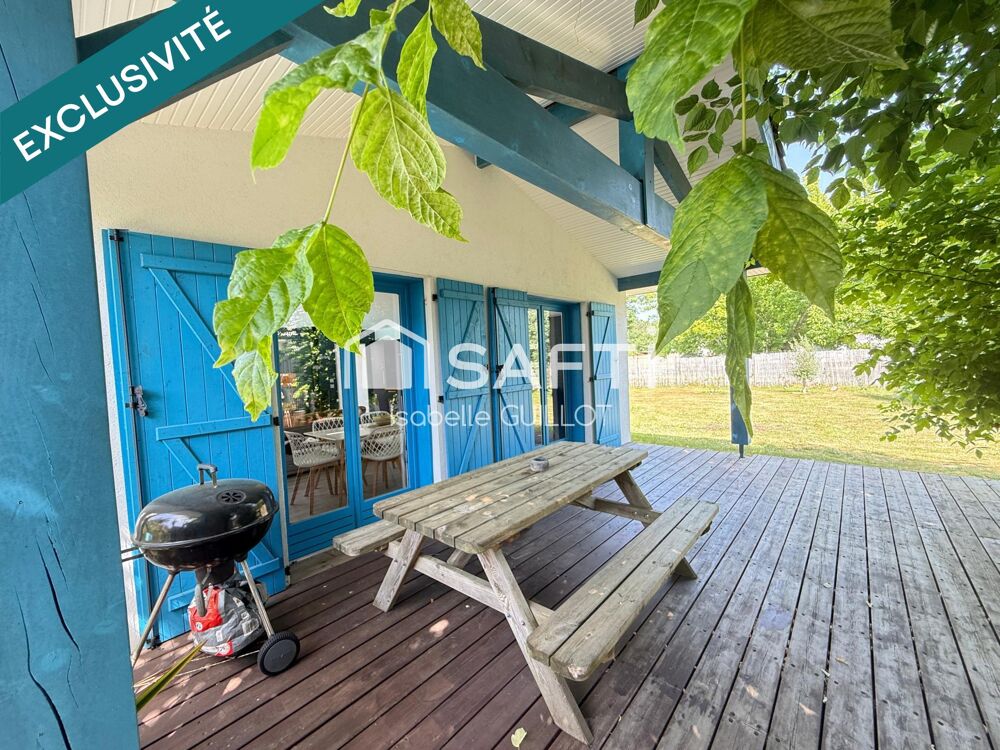 Maison T2 avec piscine et hangar