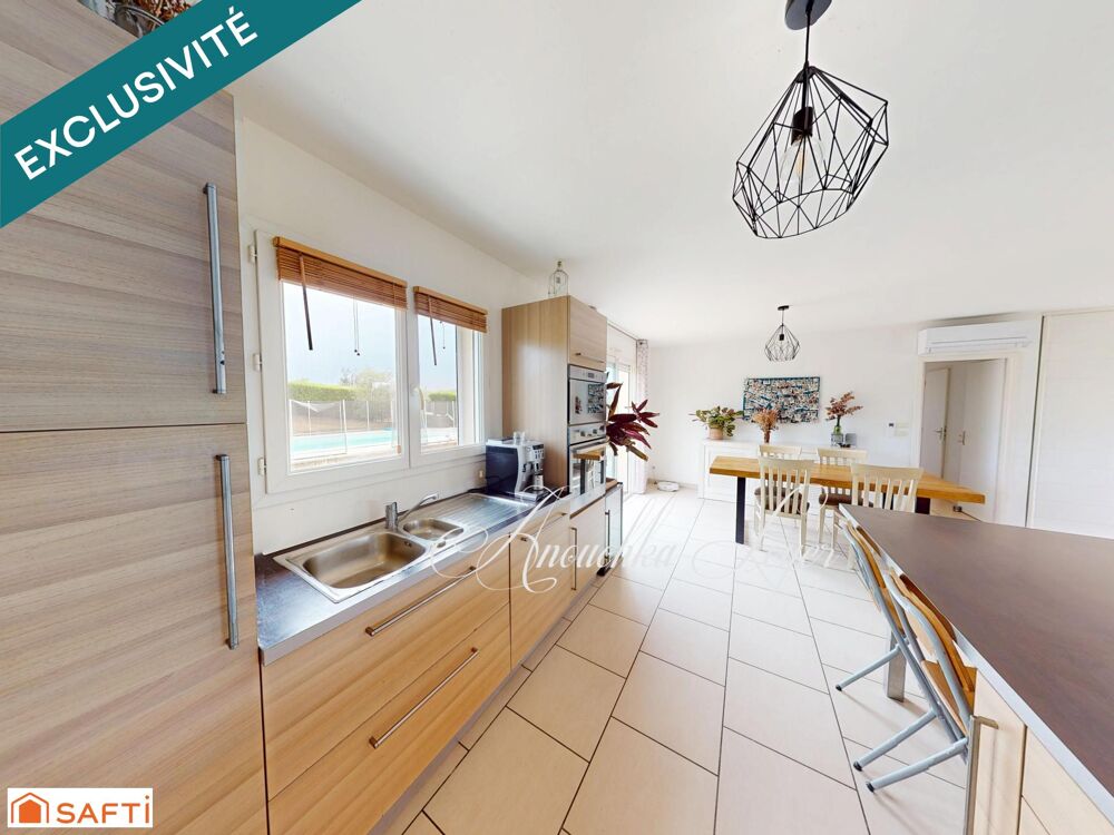 Vente Maison Maison avec 4 chambres, garage, piscine et chalet. Sauveterre-de-guyenne