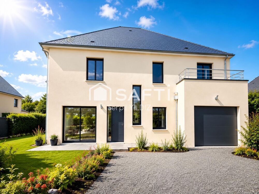 Grande maison neuve de 2025, 4 chambres et un bureau